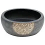 Lavabo sobre encimera redondo cerámica marrón y negro Φ41x14 cm de , Lavabos - Ref: Foro24-155060, Precio: 110,26 €, Descuent...