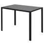 Conjunto de mesa de comedor 5 piezas blanco y negro de vidaXL, muebles para cocinas y comedores - Ref: Foro24-242989, Precio:...