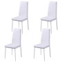 Conjunto de mesa de comedor 5 piezas blanco y negro de vidaXL, muebles para cocinas y comedores - Ref: Foro24-242989, Precio:...