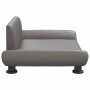 Cama para perros de cuero sintético gris 70x45x28 cm en Camas para perros | Comprar online en Foru.es