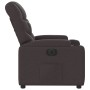 Sillón reclinable eléctrico tela marrón oscuro en Sillones | Comprar online en Foru.es