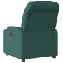Sillón reclinable eléctrico tela verde oscuro en Sillones | Comprar online en Foru.es