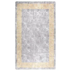 Alfombra lavable antideslizante gris 120x180 cm de , Alfombras - Ref: Foro24-337936, Precio: 38,61 €, Descuento: %