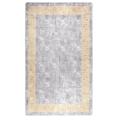 Alfombra lavable antideslizante gris 120x180 cm de , Alfombras - Ref: Foro24-337936, Precio: 39,59 €, Descuento: %