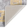 Alfombra lavable antideslizante gris 120x180 cm de , Alfombras - Ref: Foro24-337936, Precio: 39,59 €, Descuento: %