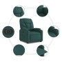 Sillón reclinable eléctrico tela verde oscuro en Sillones | Comprar online en Foru.es