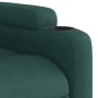 Sillón reclinable eléctrico tela verde oscuro en Sillones | Comprar online en Foru.es