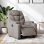 Sillón reclinable eléctrico tela gris taupé en Sillones | Comprar online en Foru.es