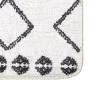 Alfombra lavable antideslizante negro y blanco 120x180 cm de , Alfombras - Ref: Foro24-337972, Precio: 35,40 €, Descuento: %