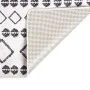 Alfombra lavable antideslizante negro y blanco 120x180 cm de , Alfombras - Ref: Foro24-337972, Precio: 35,40 €, Descuento: %