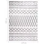 Alfombra lavable antideslizante negro y blanco 120x180 cm de , Alfombras - Ref: Foro24-337972, Precio: 35,40 €, Descuento: %