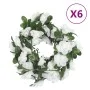 Guirnaldas de flores artificiales 6 uds blanco 240 cm de , Coronas y guirnaldas - Ref: Foro24-359070, Precio: 20,16 €, Descue...