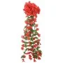 Guirnaldas de flores artificiales 3 uds rojo 85 cm de , Coronas y guirnaldas - Ref: Foro24-359053, Precio: 21,34 €, Descuento: %