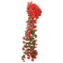 Guirnaldas de flores artificiales 3 uds rojo 85 cm de , Coronas y guirnaldas - Ref: Foro24-359053, Precio: 21,34 €, Descuento: %