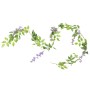 Guirnaldas de flores artificiales 6 uds morado 200 cm de , Coronas y guirnaldas - Ref: Foro24-359072, Precio: 28,69 €, Descue...