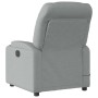 Sillón reclinable de masaje eléctrico tela gris claro en Sillones | Comprar online en Foru.es