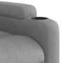Sillón reclinable de masaje eléctrico tela gris claro en Sillones | Comprar online en Foru.es