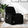 Sillón reclinable de masaje eléctrico tela negro en Sillones | Comprar online en Foru.es