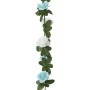 Guirnaldas de flores artificiales 6 uds azul y blanco 240 cm de , Coronas y guirnaldas - Ref: Foro24-359065, Precio: 13,66 €,...