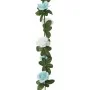 Guirnaldas de flores artificiales 6 uds azul y blanco 240 cm de , Coronas y guirnaldas - Ref: Foro24-359065, Precio: 13,66 €,...