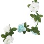 Guirnaldas de flores artificiales 6 uds azul y blanco 240 cm de , Coronas y guirnaldas - Ref: Foro24-359065, Precio: 13,66 €,...