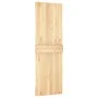 Puerta corredera con herrajes madera maciza de pino 80x210 cm de , Puertas - Ref: Foro24-3203251, Precio: 214,42 €, Descuento: %