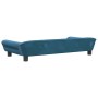 Cama para perros de terciopelo azul 100x50x21 cm en Camas para perros | Comprar online en Foru.es