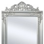 Espejo de pie estilo barroco plateado 160x40 cm de vidaXL, Espejos - Ref: Foro24-243693, Precio: 208,18 €, Descuento: %