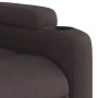 Sillón reclinable de masaje eléctrico tela marrón oscuro en Sillones | Comprar online en Foru.es