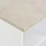 Mesa alta de bar blanco y gris hormigón 60x60x110 cm de , Mesas de cocina y de comedor - Ref: Foro24-280208, Precio: 74,25 €,...