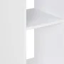 Mesa alta de bar blanco y gris hormigón 60x60x110 cm de , Mesas de cocina y de comedor - Ref: Foro24-280208, Precio: 74,25 €,...