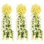 Guirnaldas de flores de Navidad 3 uds amarillo 85 cm de , Coronas y guirnaldas - Ref: Foro24-359048, Precio: 17,81 €, Descuen...