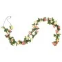 Guirnaldas de flores de Navidad 6 uds rojo atardecer 250 cm de , Coronas y guirnaldas - Ref: Foro24-359041, Precio: 17,04 €, ...