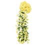 Guirnaldas de flores de Navidad 3 uds amarillo 85 cm de , Coronas y guirnaldas - Ref: Foro24-359048, Precio: 17,81 €, Descuen...