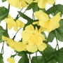 Guirnaldas de flores de Navidad 3 uds amarillo 85 cm de , Coronas y guirnaldas - Ref: Foro24-359048, Precio: 17,81 €, Descuen...