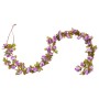Guirnaldas de flores de Navidad 6 uds morado claro 250 cm de , Coronas y guirnaldas - Ref: Foro24-359043, Precio: 13,66 €, De...
