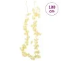 Guirnaldas de flores de Navidad 6 uds champagne 180 cm de , Coronas y guirnaldas - Ref: Foro24-359055, Precio: 17,76 €, Descu...