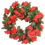 Guirnaldas de flores de Navidad 6 uds rojo 240 cm de , Coronas y guirnaldas - Ref: Foro24-359069, Precio: 13,66 €, Descuento: %