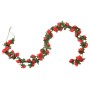 Guirnaldas de flores de Navidad 6 uds rojo 240 cm de , Coronas y guirnaldas - Ref: Foro24-359069, Precio: 13,66 €, Descuento: %