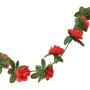 Guirnaldas de flores de Navidad 6 uds rojo 240 cm de , Coronas y guirnaldas - Ref: Foro24-359069, Precio: 13,66 €, Descuento: %