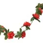 Guirnaldas de flores de Navidad 6 uds rojo 240 cm de , Coronas y guirnaldas - Ref: Foro24-359069, Precio: 13,66 €, Descuento: %