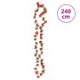 Guirnaldas de flores de Navidad 6 uds rojo 240 cm de , Coronas y guirnaldas - Ref: Foro24-359069, Precio: 13,66 €, Descuento: %