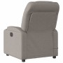 Sillón reclinable de masaje eléctrico tela gris taupe en Sillones | Comprar online en Foru.es