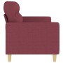 Sofá de 3 plazas de tela rojo tinto 180 cm de , Sofás - Ref: Foro24-359249, Precio: 270,33 €, Descuento: %