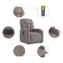 Sillón reclinable de masaje eléctrico tela gris taupe en Sillones | Comprar online en Foru.es