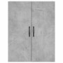 Aparador alto madera contrachapada gris hormigón 69,5x34x180 cm de , Aparadores - Ref: Foro24-3198109, Precio: 169,96 €, Desc...