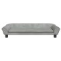 Cama para perros de terciopelo gris claro 100x50x21 cm en Camas para perros | Comprar online en Foru.es