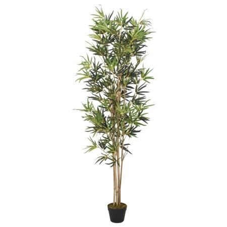Árbol de bambú artificial con 1104 hojas verde 180 cm de , Flora artificial - Ref: Foro24-358961, Precio: 73,23 €, Descuento: %