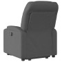 Sillón reclinable elevable de tela gris oscuro en Sillones | Comprar online en Foru.es