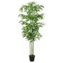 Árbol de bambú artificial con 576 hojas verde 150 cm de , Flora artificial - Ref: Foro24-358994, Precio: 77,97 €, Descuento: %